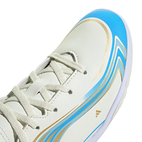 Zapatillas de fútbol sala Adidas F50 Messi Club IN para jóvenes - Azul