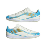 Zapatillas de fútbol sala Adidas F50 Messi Club IN para jóvenes - Azul