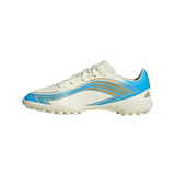 adidas F50 Messi Club Turf Youth Soccer Cleats - Ivory