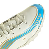 adidas F50 Messi Club Turf Youth Soccer Cleats - Ivory