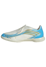 adidas F50 Messi League Laceless IN Indoor Youth Soccer Shoes - Blue
