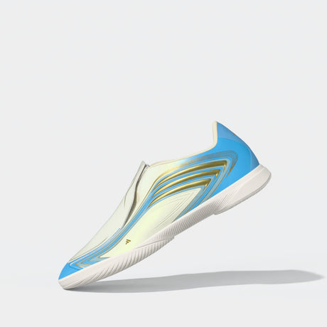 adidas F50 Messi League Laceless IN Indoor Youth Soccer Shoes - Blue