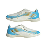 adidas F50 Messi League Laceless IN Indoor Youth Soccer Shoes - Blue