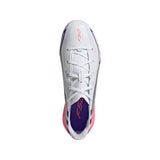 adidas F50 Hyperfast League Firm Ground Youth Soccer Cleats - White/Purple
