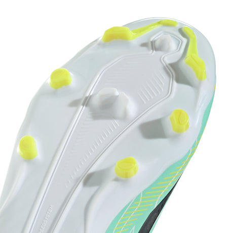 adidas F50 Hyperfast League FG Firm Ground Youth Soccer Cleats - Mint/Navy/Lemon