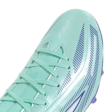 adidas F50 Sparkfusion League Mid Cut FG/AG Firm Ground/Artificial Ground Women's Soccer Cleats -Mint/White/Purple