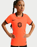 Nike Netherlands Home Youth Jersey 2026 - Hyper Crimson/Black
