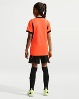 Nike Holanda Camiseta de Fútbol de Local para Jóvenes 2026 - Rojo Hiperactivo/Negro