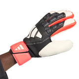 Guantes de portero adidas Predator Match Fingersave - Negro/Rojo