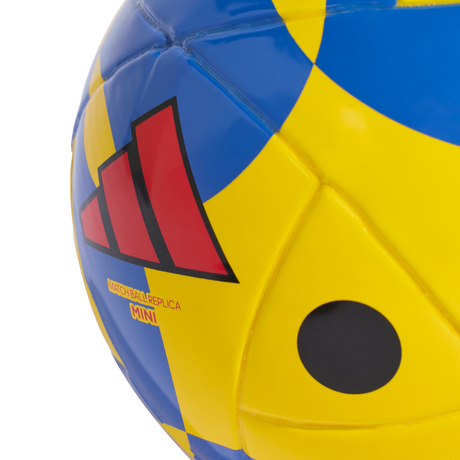 adidas Club America Mini Home Soccer Ball - Yellow/Black/Blue/Red