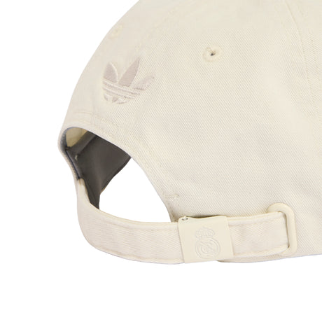 adidas Real Madrid Dad Soccer Cap - Ivory