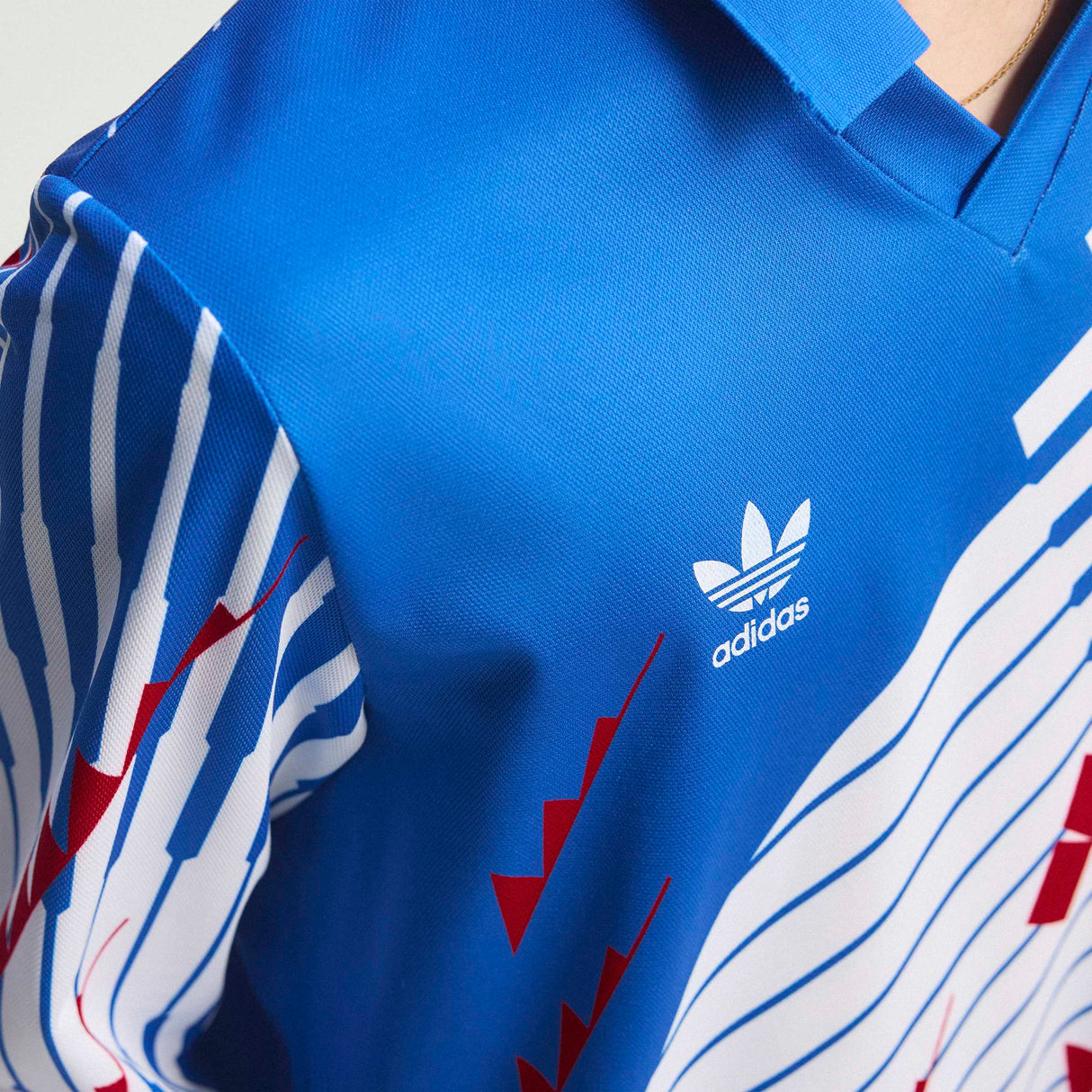adidas Japan Home 1993 Long Sleeve Men's Soccer Jersey - Blue