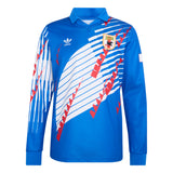 adidas Japan Home 1993 Long Sleeve Men's Soccer Jersey - Blue