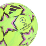 adidas UEFA Champions League Competition Winter Soccer Ball 26/27 - Lemon/Purple/Pink