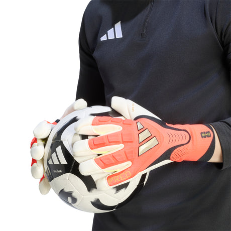 adidas Predator Pro Hybrid Cut Goalkeeper Soccer Glove - Ivory