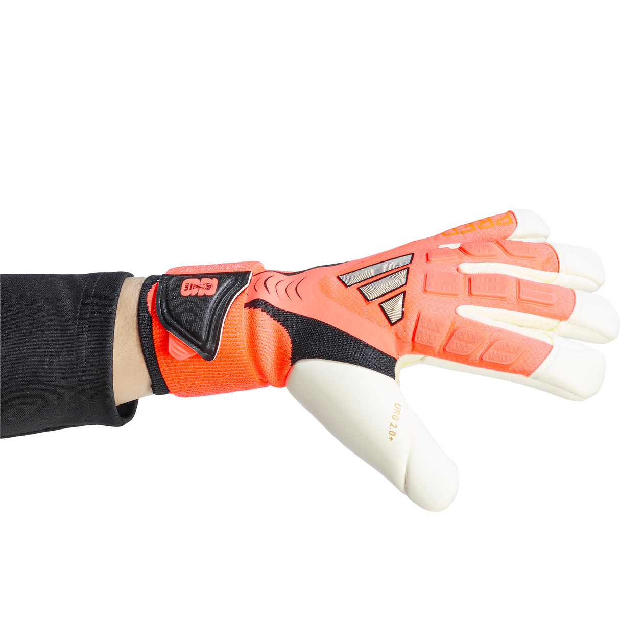 adidas Predator Pro Hybrid Cut Strap Goalkeeper Soccer Glove - Ivory