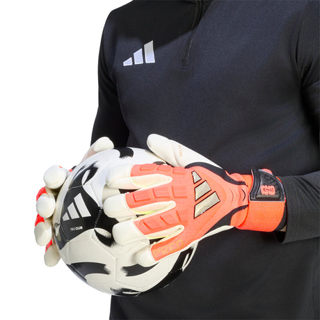 adidas Predator Pro Hybrid Cut Strap Goalkeeper Soccer Glove - Ivory