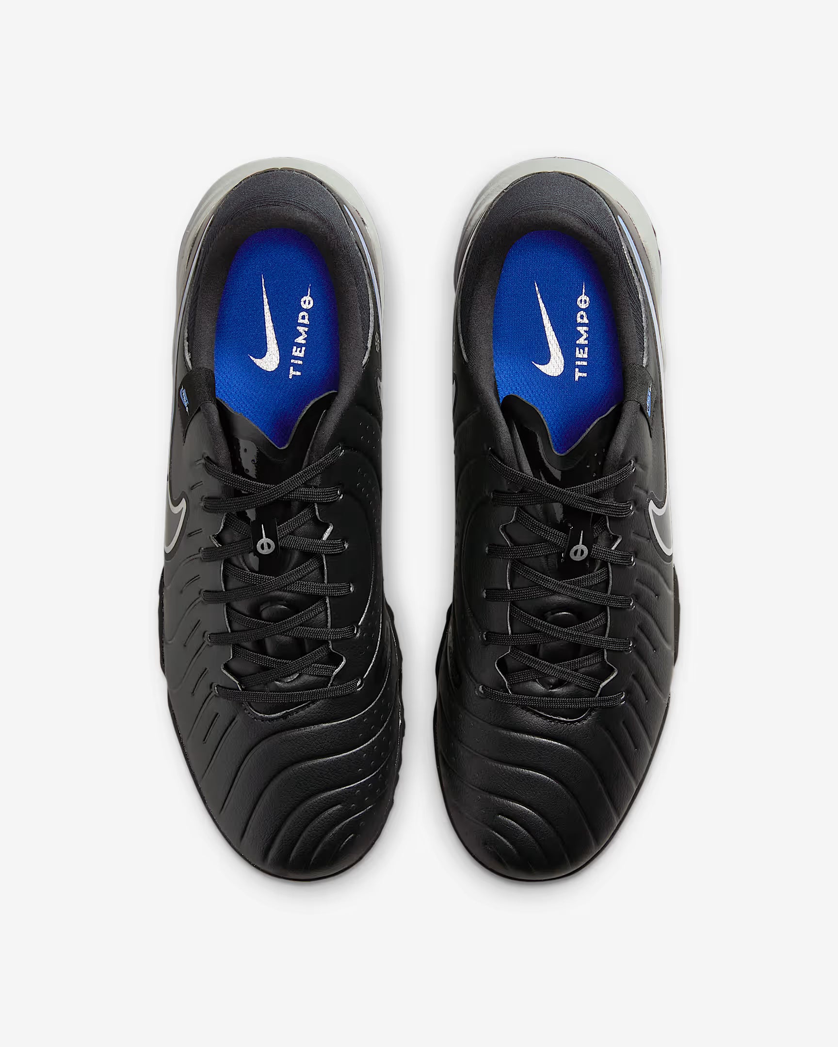 Nike Tiempo Legend 10 Academy IC Indoor Soccer Shoes - Black/Hyper Royal/Chrome