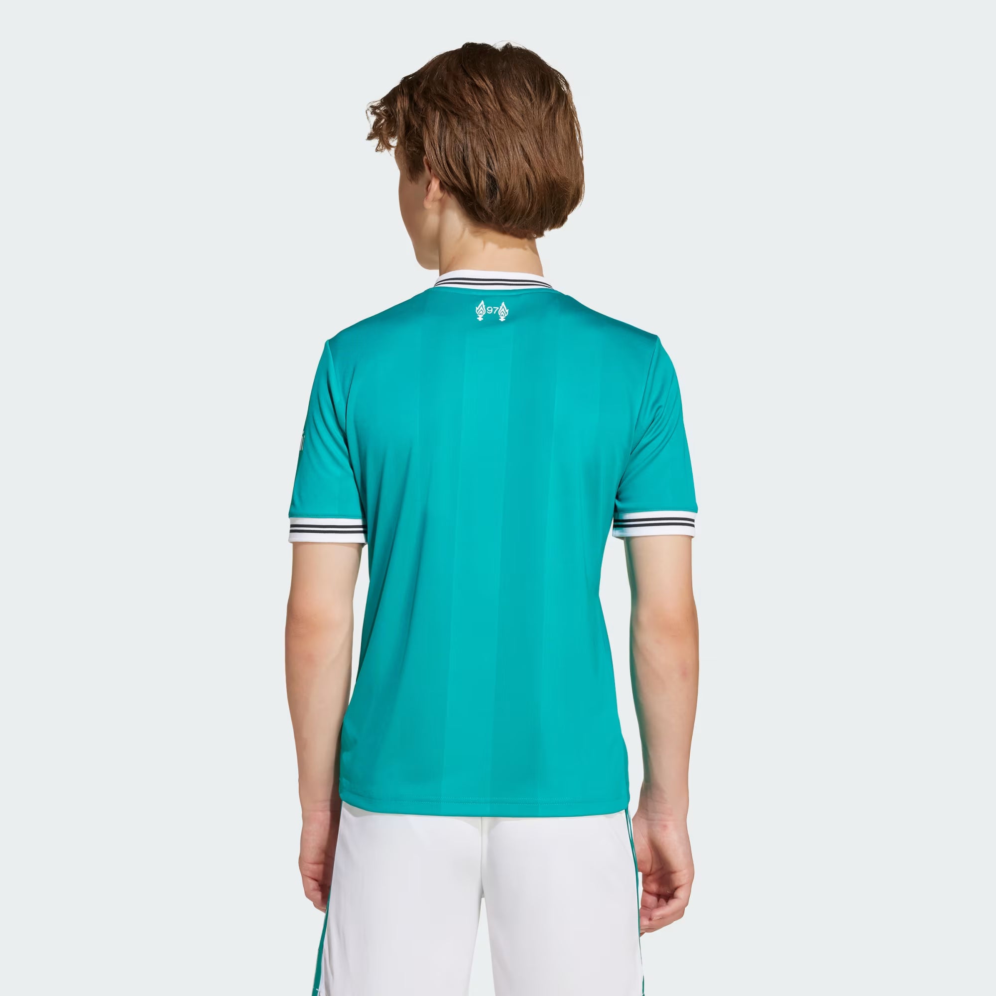adidas Liverpool FC Third Youth Soccer Jersey 25/26 - Green