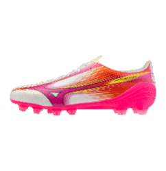 Mizuno Alpha III Elite FG Men's Soccer Cleats - White/Pink