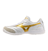 Mizuno Morelia Sala Elite IN Men's Soccer Shoes - White/Gold