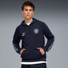PUMA Manchester City FTBL Ess Men's Soccer Hoodie FL - Navy/Light Blue