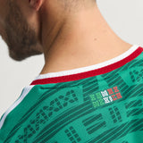 adidas Mexico Home Authentic Men's Soccer Jersey 26 - Green