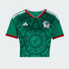 adidas Mexico Home Cropped Women´s Soccer Jersey 26 - Green