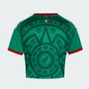 adidas Mexico Home Cropped Women´s Soccer Jersey 26 - Green