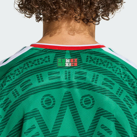 adidas Mexico Home Youth Soccer Jersey 26 - Green
