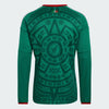 adidas Mexico Home Long Sleeve Men's Soccer Jersey 26 - Green