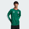 adidas Mexico Home Long Sleeve Men's Soccer Jersey 26 - Green