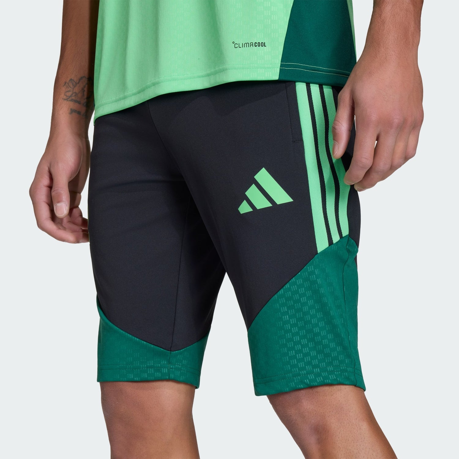 adidas México 26 Tiro Pantalones Cortos de Fútbol para Hombre - Negro