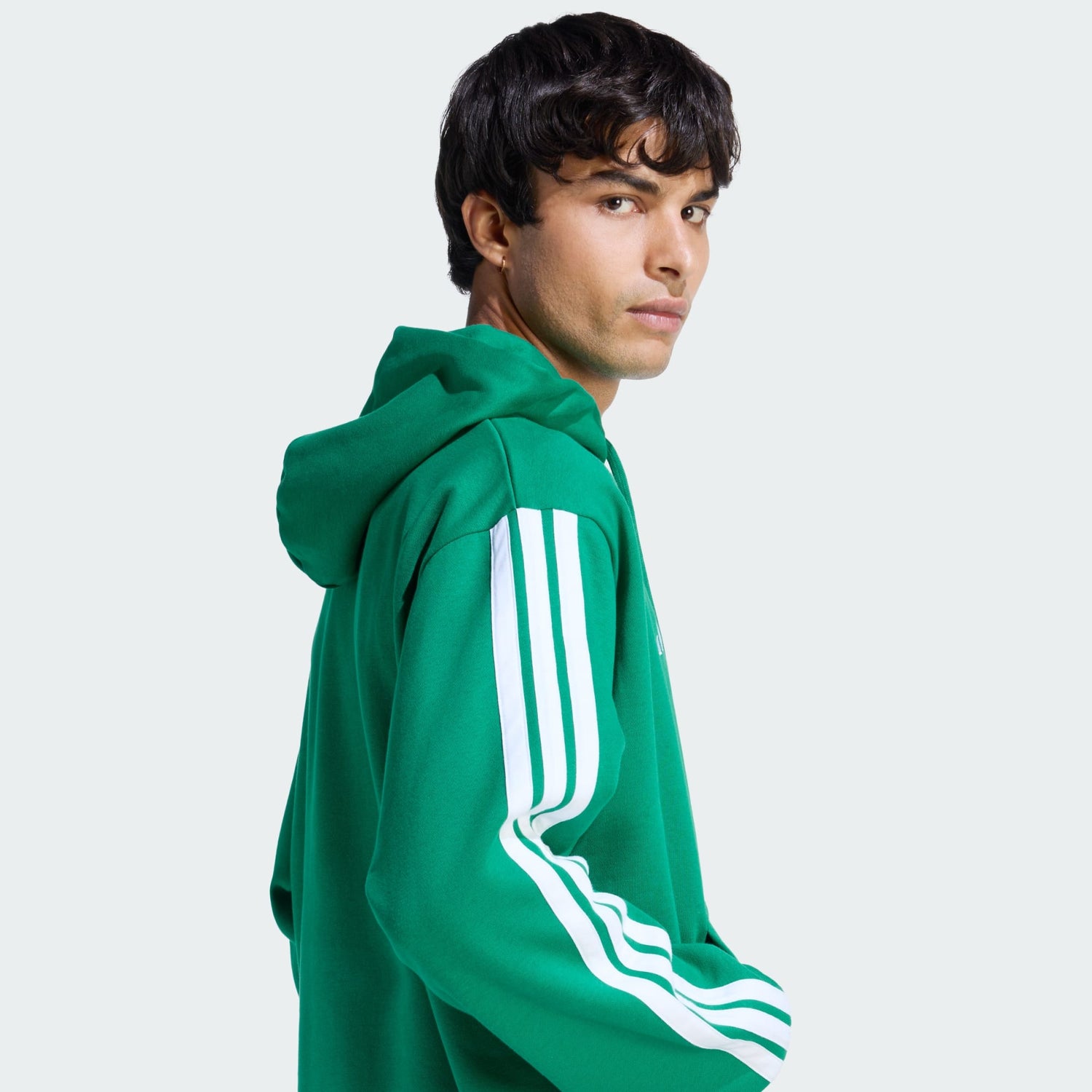 Sudadera con capucha de felpa DNA adidas México - Verde