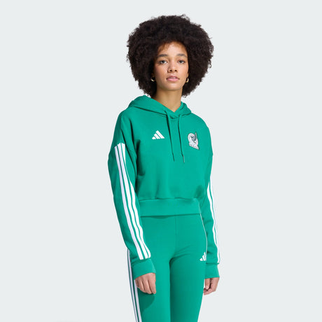 Sudadera con Capucha adidas México ADN Fútbol para Mujer - Verde