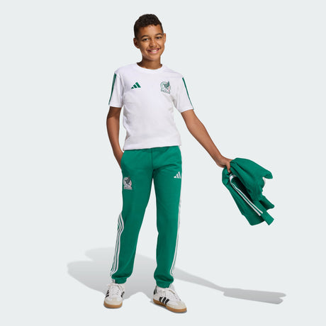 adidas Mexico DNA Youth Soccer Tracksuit Bottoms - Green