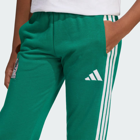 adidas Mexico DNA Youth Soccer Tracksuit Bottoms - Green
