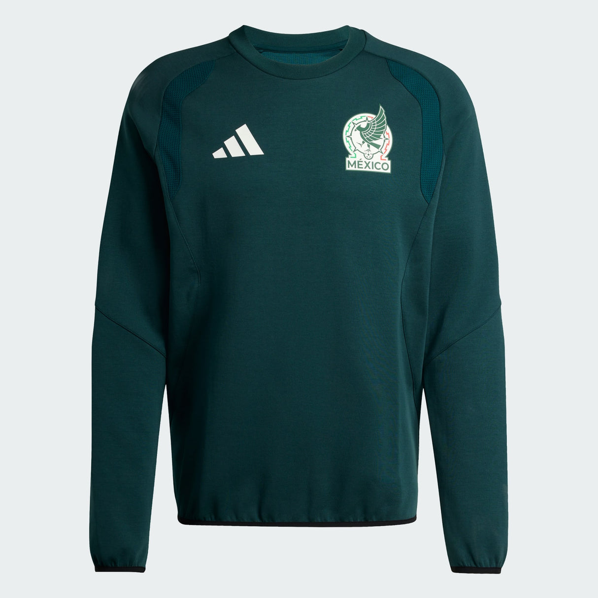 Sudadera de cuello redondo Tiro Travel de adidas México - Verde