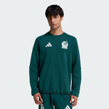 Sudadera de cuello redondo Tiro Travel de adidas México - Verde