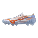 Botines de Fútbol para Hombre Mizuno Alpha III Japan FG - Azul Fringílido/Naranja