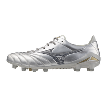 Mizuno Morelia Neo IV Elite FG Terreno firme Plata/Oro