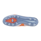 Botines de Fútbol para Hombre Mizuno Alpha III Japan FG - Azul Fringílido/Naranja
