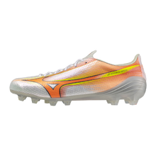 Mizuno Alpha III Japan FG Men's Soccer Cleats - White/Orange