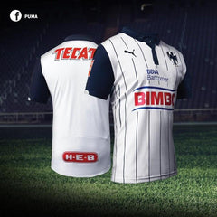 Camiseta de tercera equipación de PUMA Monterrey 15 en blanco y azul marino