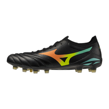 Botines de fútbol para hombre Mizuno Morelia Neo V Beta Elite FG - Negro/Naranja