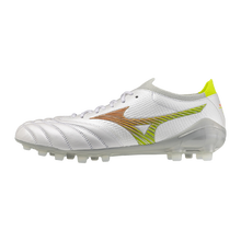Mizuno Morelia Neo V Beta Japan FG Men's Soccer Cleats - White/Orange