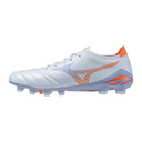 Botas de fútbol Mizuno Morelia Neo V Beta Pro FG para hombre - Azul/Naranja