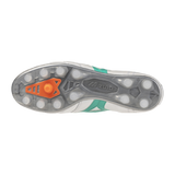 Mizuno Morelia II Japan FG Botas de fútbol para hombre - Blanco/Arcadia