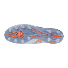 Mizuno Morelia Neo V Beta Elite FG Men's Soccer Cleats - Blue Finch/Orange