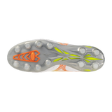 Botas de fútbol Mizuno Morelia Neo V Pro FG para hombre - Blanco/Naranja